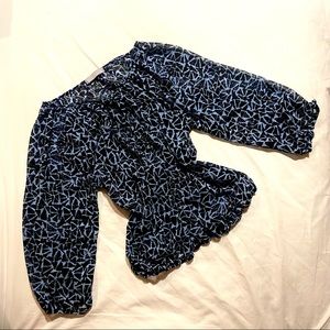 Olivia Moon Blue Blouse